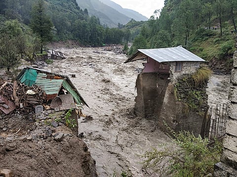 A swollen Beas river flows after heavy rains in the region in Kullu district Monday Sept 24 2018. Image used for representational purposes only.
