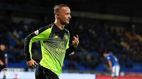Celtic's Leigh Griffiths during a Scottish League Cup match on 26 Sept. 2018 (Photo | @celticFC/ Twitter)
