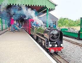 The solar-powered miniature train service | Express