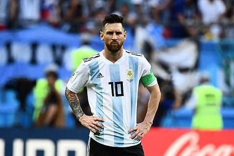 Argentina football team captain Lionel Messi. (File | AFP)