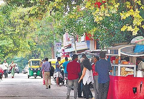 ‘Chaat street’ in Sanjaynagar to become pedestrian-friendly ‘street food zone’ soon. PIC: Pushkar V
