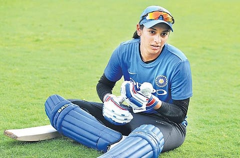 Smriti Mandhana during India’s preparatory camp in Chennai. (Photo: | EPS / D Sampathkumar)