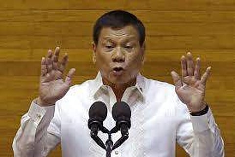 Philippines President Rodrigo Duterte (Photo | AP)