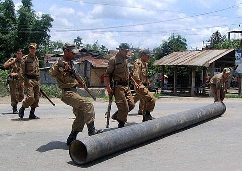Representative image of Manipur police (File|PTI)