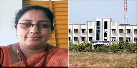 Assistant professor Nirmala Devi of Devanga Arts College in Aruppukottai