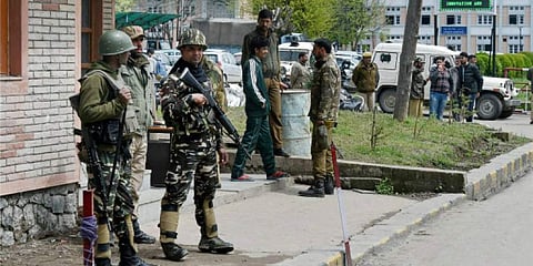 A police official said random checking of vehicles and frisking of people was being done as part of the security drill. (File Photo | PTI)