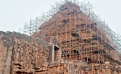 Salvation of famous Konark Sun Temple stuck in the sand
