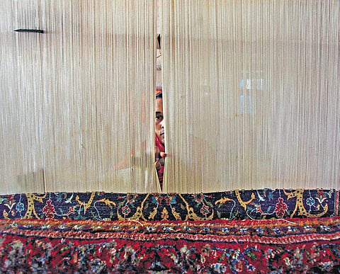 'Post GST, traders found they could not earn the money spent on making a single carpet even at 5% tax. ( Photo | EPS )
