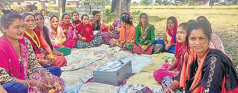 Women attend a meeting to discuss issues related to river conservation | Express