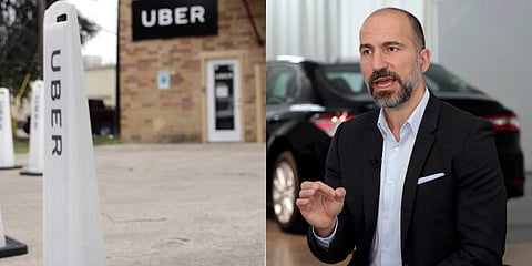 Uber CEO Dara Khosrowshahi (Photo | PTI and AP)