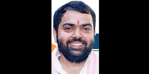 Lalu Prasad's son-in-law and Rewari MLA Chiranjeevi Rao (Photo | Jebi Mather IYC Twitter)