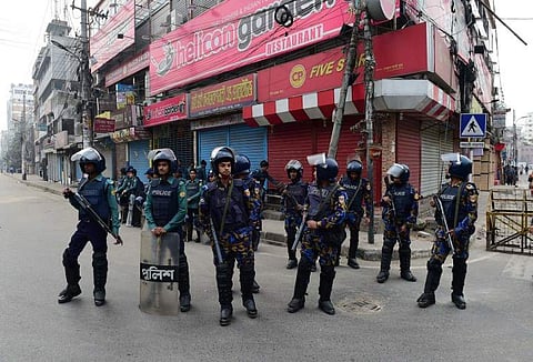 Bangladesh police (File Photo | AFP)