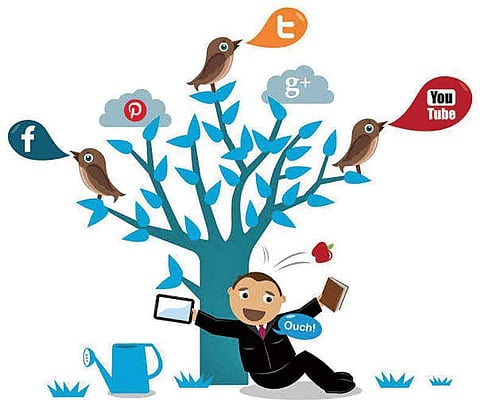 It becomes even more important to target your audience using social media. (Express Illustrations)