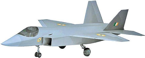 The graphic design of India's Advanced Medium Combat Aircraft