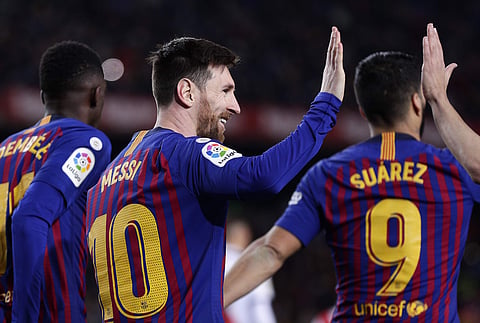 Messi and Suarez | AP