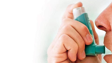 The study found that elevated levels of the sex hormones reduced the likelihood of asthma.
