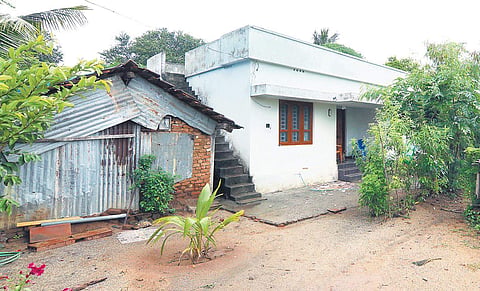 The thatched house in which the two girls in Walayar case were found to have committed suicide | Arun Angela