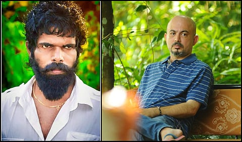 Actor Bineesh Bastin and director Anil Radhakrishnan Menon. (Photos | Facebook)