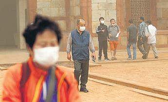 In case of any eye-related problems, consulting an ophthalmologist is recommended and exposure to polluted air should be minimised.