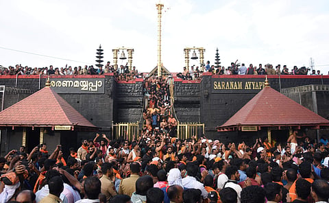 File Photo of Sabarimala protests (BP Deepu | EPS)