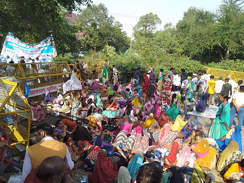 Over 1500 people from 178 submerged villages near the Sardar Sarovar Dam marched to Bhopal in demand for rehabilitation and compensation.