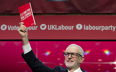 Jeremy Corbyn, Leader of Britain's opposition Labour Party.