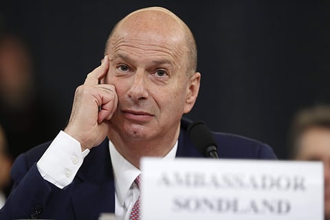 Ambassador Gordon Sondland (Photo | AP)