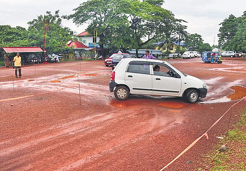 An international driving licence aspirant undergoing test in Kakkanad. This image is used for representational purposes.