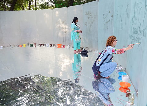 An installation by Song Dong, an artist from China, on display during 2018 Biennale. (File Photo | Albin Mathew, EPS)