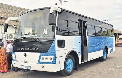 A file photo of an electric bus | EPS