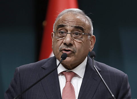 Iraqi Prime Minister Adel Abdul-Mahdi (Photo | AP)