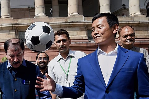 Indian footballer Baichung Bhutia (File photo | PTI)