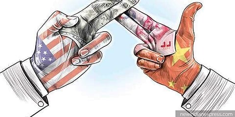US China trade war (Express Illustration)