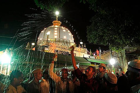 The shrine of Sufi saint Moinuddin Chishti in Ajmer. (AP)