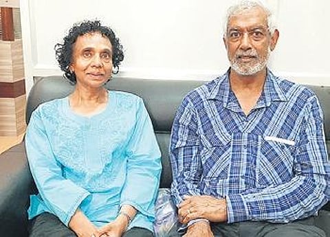 Vendi Reddy and Desmond Reddy who are visiting Karur | S Aravind Raj