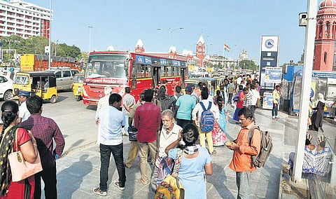 Commuters are forced to stand in the open Ashwin Prasath