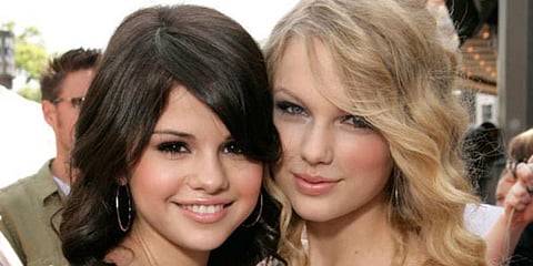 Selena Gomez and Taylor Swift. (Photo | PTI)