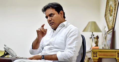 Telangana MA & UD Minister KT Rama Rao (File Photo |EPS)