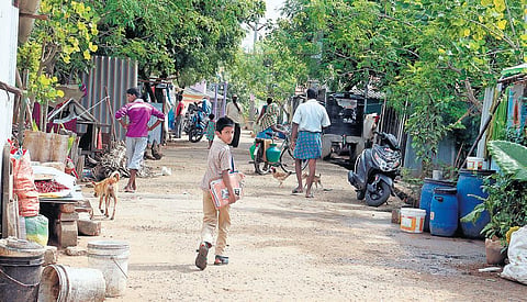 A child at a camp for Sri Lankan Tamil refugees near Vellore | S dinesh