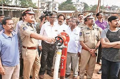Hyderabad CP inspects exhibition grounds ahead of Numaish