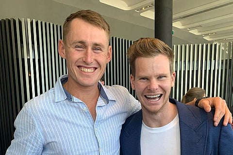 Steve Smith (R) with Marnus Labuschagne. (Photo | Instagram/@steve_smith49)