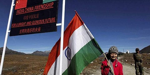 The India China border.