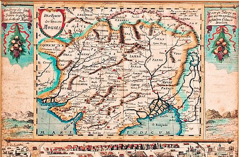 History of the boundaries that have changed over the centuries