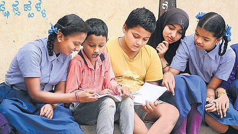 School children.