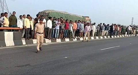 All four accused in the rape and murder of the veterinarian in Telangana were killed by the police when they tried to escape. (Photo | EPS)