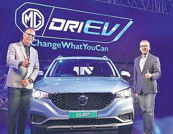 MG Motors' ZS EV unveiled, to be launched in January 2020
