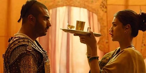 Still of Arjun Kapoor and Kriti Sanon from Panipat'. (Photo | YouTube Grab)