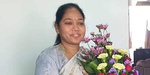 Andhra Pradesh Home Minister M Sucharitha (Photo | Twitter)