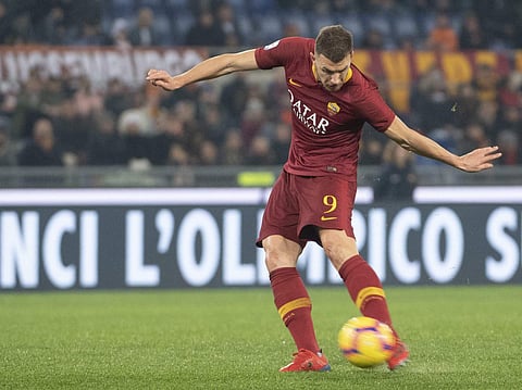 Roma's Edin Dzeko. (Photo | AP)