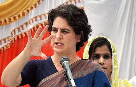 Congress general secretary Priyanka Gandhi Vadra. | (File | PTI)